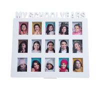 KAILIKETIY School Years Picture Frame to Protect and Preserve Photos White Hanging Photo Frame Suitable for Bedroom Or Art Gallery Display