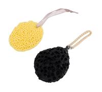 KAILIKETIY Seaweed Bath Sponge Honeycomb 2-Pack Exfoliating Bath Ball for Gentle Cleansing for Adults Soft and Skin-Friendly for Shower