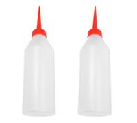 KAILIKETIY Sewing Machine Oil Dispenser Bottles for Flatbed and Needle Sewing Machines Applicator 2pcs with Precision Needle Tips Red Applicator for Automotive Use and Storage