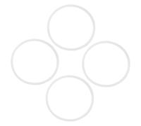 KAILIKETIY Silicone Lunch Box Seal Rings and Tear-Resistant Material Replacement Gasket 4pcs with Precise Fit Leak-Proof Seal for Bento Box for Meal Prep and School Food Storage