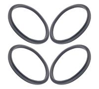 KAILIKETIY Silicone Replacement Gaskets 4pcs with Good Sealing Performance Black Replacement Part for Juicer and Blender Seal for Kitchen Appliance