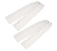 KAILIKETIY Silicone Stove Gap Cover Strip to Blend Well into Modern Kitchens Sl esign with 2 Pcs Fingerprint Resistant and Easy to Clean Splash Guard for Kitchen Counter
