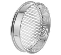 KAILIKETIY Stainless Steel Garden Soil Sieve with Fine Mesh Filter for Gardening and Soil Screening Tasks Removing Impurities Suitable for Plants and Outdoor Use