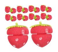 KAILIKETIY Strawberry Sponge Hair Rollers 18pcs -in Curlers Curlers for Women No Heat Damage