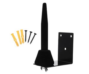 KAILIKETIY Sturdy Black Iron Flute and Clarinet Wall Bracket with Wall-mounted Design and 3 Screws, Instrument Holder Improving Stability and Protecting Your Woodwind Instruments