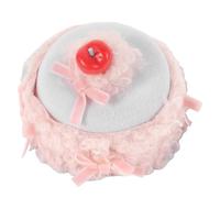 KAILIKETIY Tiny Birthday Hat Hair Clip Cherry Cake Hair Fascinator for Celebrations Fun Accessory for Birthday Parties Tea Party and Photo Shoots