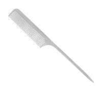 KAILIKETIY Titanium Steel Hair Cutting Comb Static Barber Tool for Salon Use Silver Durable and Smooth Design for Thick Curly Straight Hair