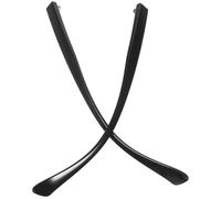 KAILIKETIY Tr90 Glasses Arm Replacement Pair 8Mm Width Universal Eyeglasses Temple Legs in Glossy Black for Eyeglass Repair and Sunglasses Arm Replacement