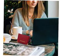 KAILIKETIY Travel Document Holder RFID Blocking Slim PU Leather Card Protector for Bank Cards Passport and IDs for Outdoor and Travel Use