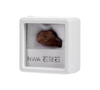 KAILIKETIY Unique Irregular Olive Meteorite Stone Specimen with Box Packaging for Teaching Materials and Decoration for Your House for Astronomy Enthusiasts and Students