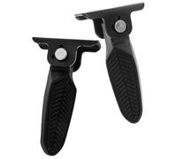 KAILIKETIY Universal Folding Foot Pegs Nylon Foldable Passenger Footrests, 1 Pair Black Assorted style for Electric Scooter and Suitable for Motorbike and E-bike Rear Foot Pedals
