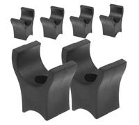 KAILIKETIY Universal Wheelchair Support Blocks 6pcs Sturdy Plastic Rail Guides for Wheelchair Seat Supplies Convenient Replacement Parts for Seniors Mobility Needs