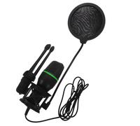 KAILIKETIY USB Microphone for Computer Gaming Condenser Mic with Noise Reduction Omnidirectional Desktop Set for Lectures and Live Broadcasts