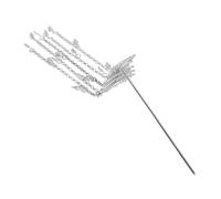 KAILIKETIY Vintage Metal Hair Chopsticks with Dangle Tassel Pendant Handmade Chinese Hair Sticks for Buns for Women and Girls Unique Cultural Decor