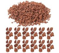 KAILIKETIY Volcanic Red Rock Stones 3-6mm, 60g Natural Aquarium Decorative Rocks for Fish Tank, Sand Table Diorama Landscaping Mini Garden Stone Ornaments for Aquarium and Model Scenery