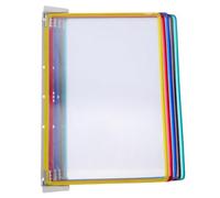 KAILIKETIY Wall Mounted Magazine Rack Document Holder with Easy Access Flip Design for Office Classroom Public Spaces Space Saving Wall Folder Organizer for Standard Operating Procedures and