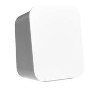 KAILIKETIY Wall-mounted Vanity Storage Organizer Rounds Box with Flip Lid Abs Safe to Use White Bathroom Storage Solution for Many Other Places