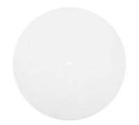 KAILIKETIY White Slipmat Vinyl Felt Turntable Mat Record Platter Slipmat Accessory to Protect and Reduce Noise Stylish and Simple Design for Turntable Players