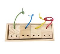 KAILIKETIY Wooden Parrot Chew for Pet Birds, Sturdy Bird Chewing and Foraging to Exercise Indian Ringneck and Budgies, Natural Wood Material Suitable for Cage Play