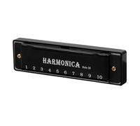 KAILNDF Blues Harmonica Harmonica 10 Holes Musical Instruments for Adults Mini Chromatic Key Pocket Trumpet Harmonicas