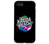 Kailua Beach Hawaii Wave Coconut Tree And Shark Case for iPhone SE (2020) / 7/8