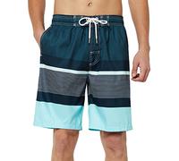 KAILUA SURF Mens Swim Trunks Long, Quick Dry Mens Boardshorts, 9 Inches Inseam Mens Bathing Suits with Mesh Lining, A40, L