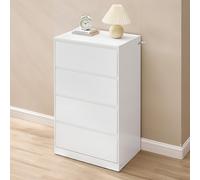 KAILYN Collection Chest of Drawers 4-Drawer White Modern Storage Unit