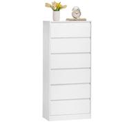 KAILYN Collection - Chest of drawers with drawers, Snow White / 6 Drawers