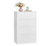 KAILYN Collection - Chest of drawers with drawers, Snow White / 60W x 97.4H cm