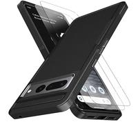 KaiMai for Pixel 7 Pro Case [10 FT Military Grade Drop Protection] [Non-Slip] [2 pcs TPE HD Screen Protector] Heavy Duty Full-Body Shockproof Case for Google Pixel 7 Pro 6.7"-Black