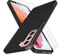 KaiMai for Samsung S21 Plus Case, [10 FT Military Grade Drop Protection] [Non-Slip] [2 pcs TPE HD Screen Protector] Heavy Duty Full-Body Shockproof Case for Samsung Galaxy S21 Plus 5G 6.7“-Black