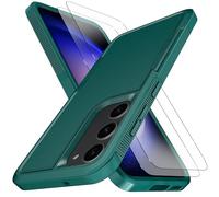 KaiMai for Samsung S23 Plus Case, [10 FT Military Grade Drop Protection] [Non-Slip] [2 pcs TPE HD Screen Protector] Heavy Duty Full-Body Shockproof Case for Samsung Galaxy S23 Plus 5G 6.6“-Green