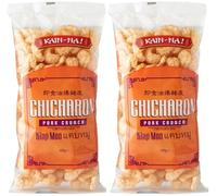 Kain-Na! Chicharon Pork Crunch - 100g Pack of 2, Crispy Pork Snack, High-Protein, Low-Carb