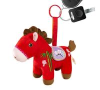 kaiop 2026 Chinese Mascot Horse Plush,Cute Portable Soft Animal Keychain - Stuffed Horse Toy - for Charm Bags Dining Tables Shop Home School Offices Cafes Bookstores Sofas Display Cases Beds