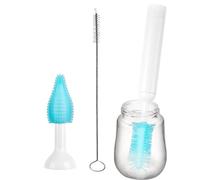 kaiop Baby Bottle Brush Electric - Baby Bottle Brush Cleaner Travel Kit,Replaceable Scrubber Washer Cleaning Tools for Mug Lab Glass Women Home Kitchen Apartment