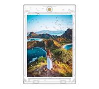 kaiop Baseball Card Case | Clear Magnetic Baseball Card Protectors,Sports Equipment for Holding Display Collection Carrying Showcase Transport Keychain Organizing Collecting Preservation