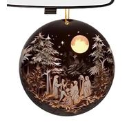 kaiop Nativity Ornaments,2D Acrylic Nativity Tree Ornaments | Christmas Decorations - for Easter Window Party Holiday Church Wall Celebration