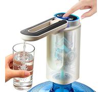 KaiPine Automatic Water Bottle Pump with Foldable Spout, Electric Water Dispenser featuring 3 Quantitative Settings, Portable USB Pump for 5 Gallon Jug Office