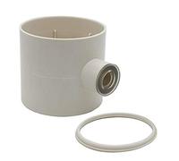 Kair 100mm Round Soil Vent Condensation Trap with Overflow | For extractor fans and cooker hoods