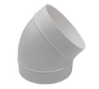 Kair 125mm 45 Degree Round Plastic Duct Elbow