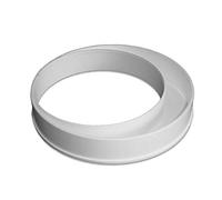 Kair 125mm To 100mm Offset Reducer Plastic Duct | SAP Appendix Q compliant, Meets DW/154 ductwork specification, UL94HB flammability standard