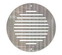 Kair 150mm Round Ventilation Grille Stainless Steel - SYS-150 - STSJSVR03