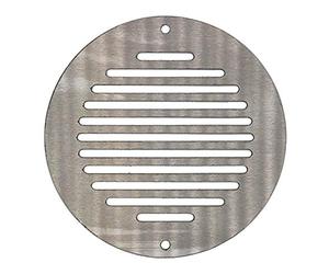 Kair 150mm Round Ventilation Grille Stainless Steel - SYS-150 - STSJSVR03