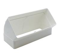 Kair 45 Degree Vertical Elbow Bend 220mm X 90mm - 9 X 4 Inch Rectangular Plastic Ducting Adaptor