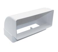 Kair 90 Degree Vertical Elbow Bend 220mm X 90mm - 9 X 4 Inch Rectangular Plastic Ducting Adaptor