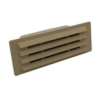 Kair Beige Airbrick Grille With Damper Flap For 150mm X 70mm Ducting