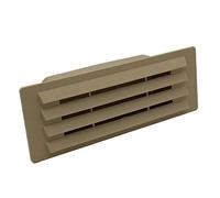 Kair Beige Airbrick Grille with Damper Flap for 150mm x 70mm Ducting