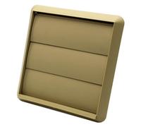 Kair Beige Gravity Grille With Rectangular 110X54mm Rear Spigot