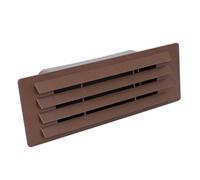 Kair Brown Airbrick Grille With Damper Flap For 150mm X 70mm Ducting
