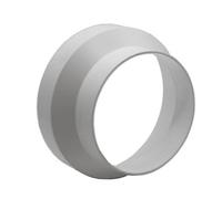 Kair Ducting Reducer 125mm To 100mm - 5 To 4 Inch Duct Pipe Reduction Connector For Extract Fans And Ventilation Units